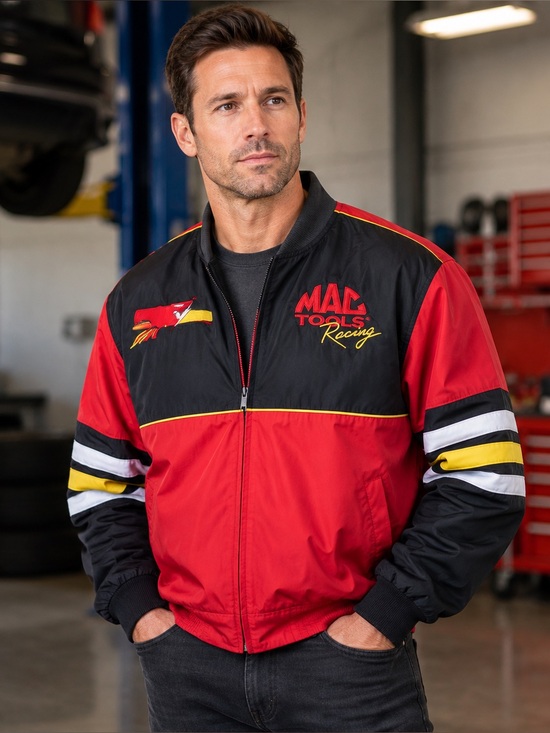 Other - American Made Sportswear Mac Tools Racing Jacket Men’s XL Red Black